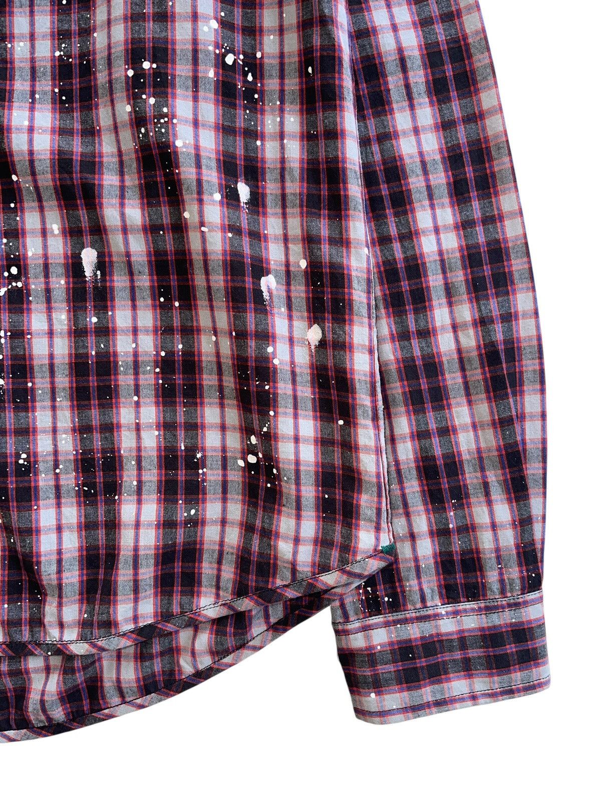 Burkman Bros Burkman Bros Paint Splatted Flannel Shirt Size US M / EU 48-50 / 2 - 7 Thumbnail