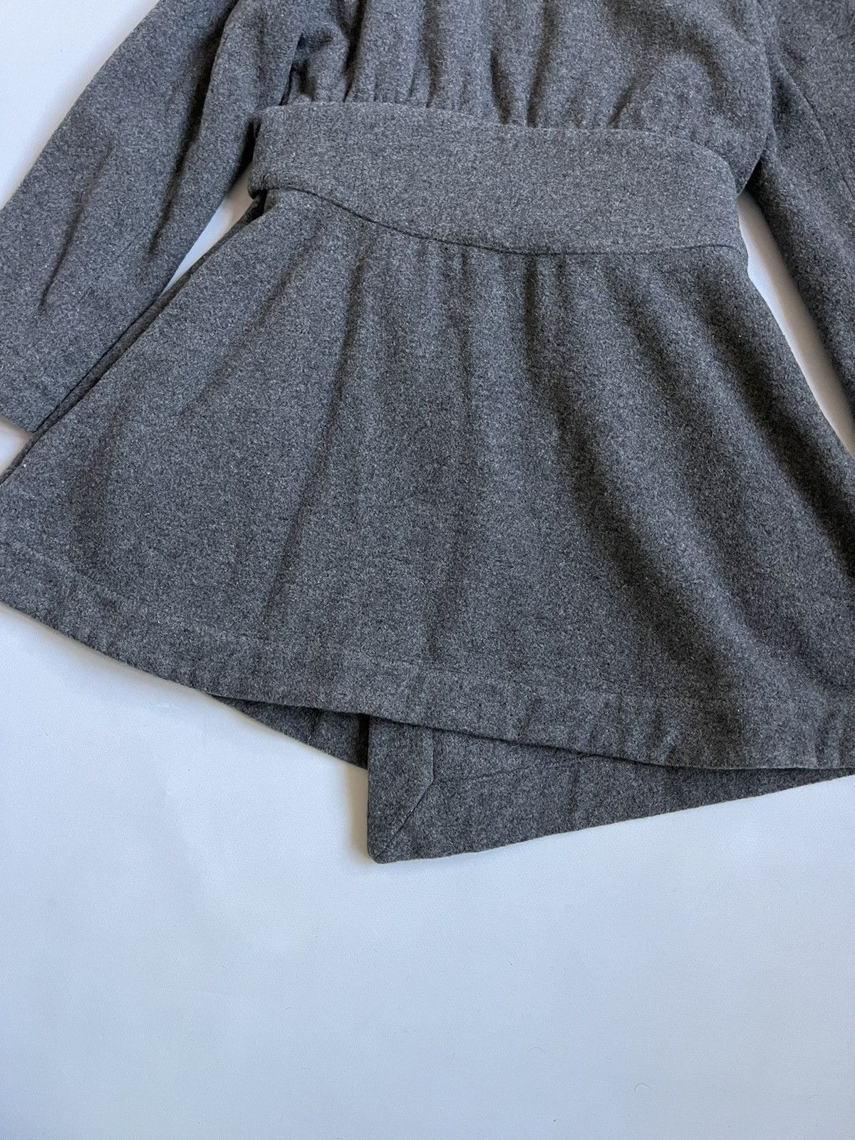 Vivienne Westwood Vivienne Westwood Anglomania Woman Grey Wool Belt Coat Size XL / US 12-14 / IT 48-50 - 16 Thumbnail