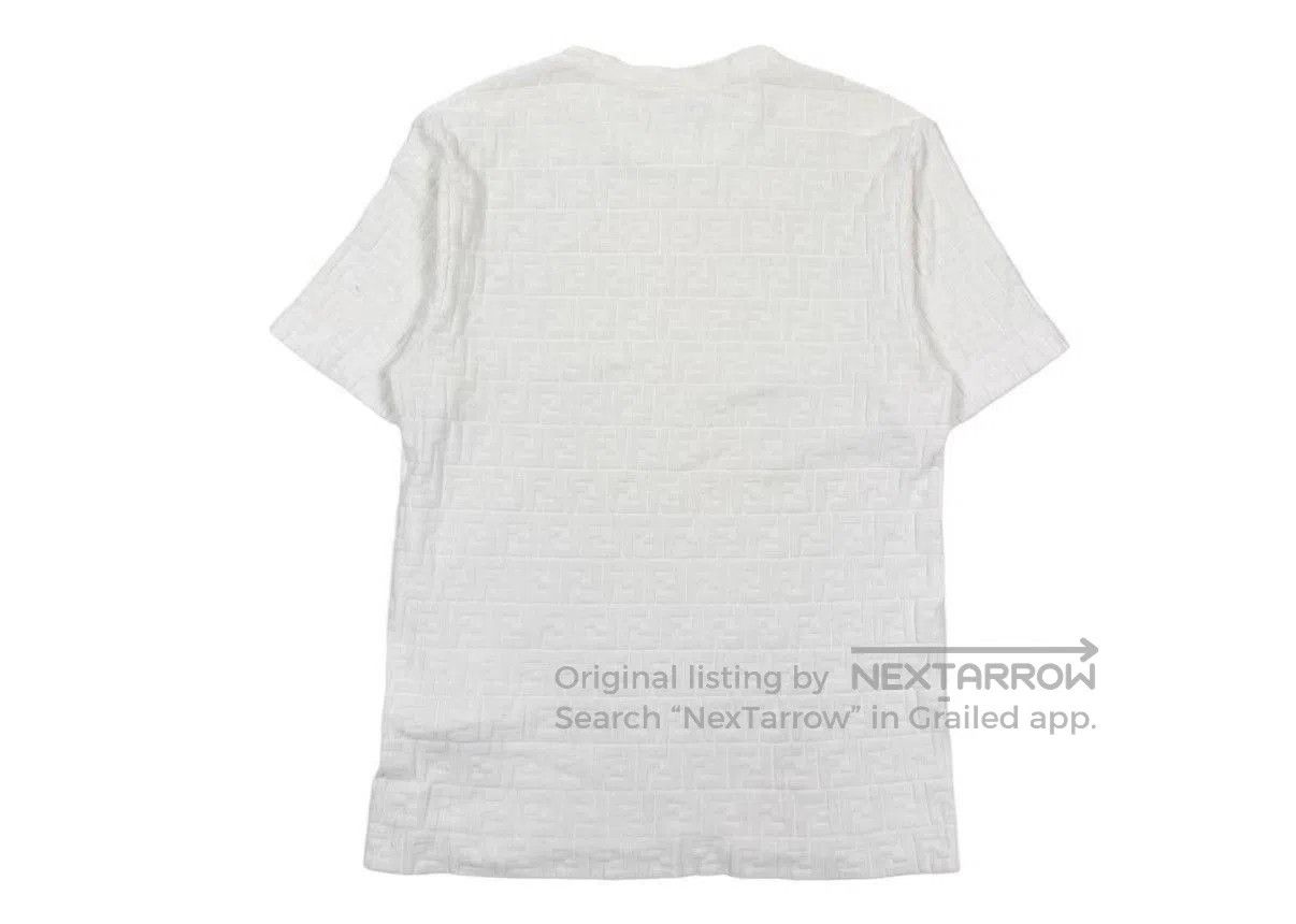 Fendi White Textured Short. Size US L / EU 52-54 / 3 - 2 Thumbnail