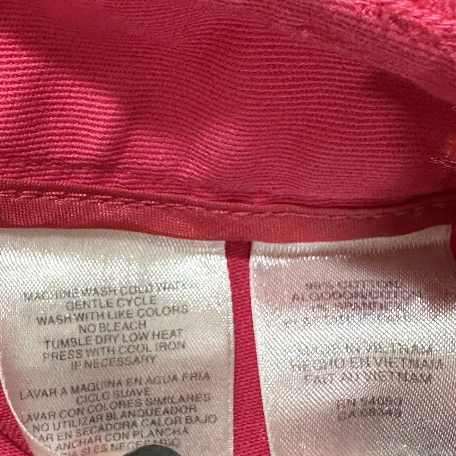 Jones New York Jones 12 Flat Front Hot Pink Pants 24" Inseam EasyCare Size 34" / US 12 / IT 48 - 4 Thumbnail