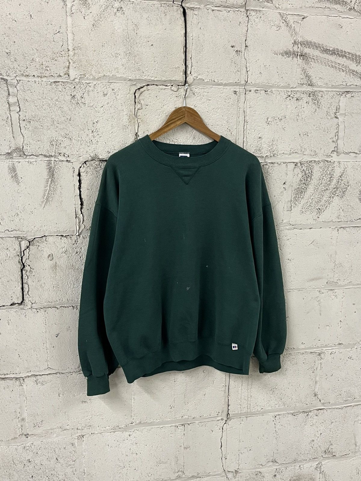 Russell Athletic Russell athletic made in USA boxy fit blank faded earth tone Size US XL / EU 56 / 4 - 2 Thumbnail
