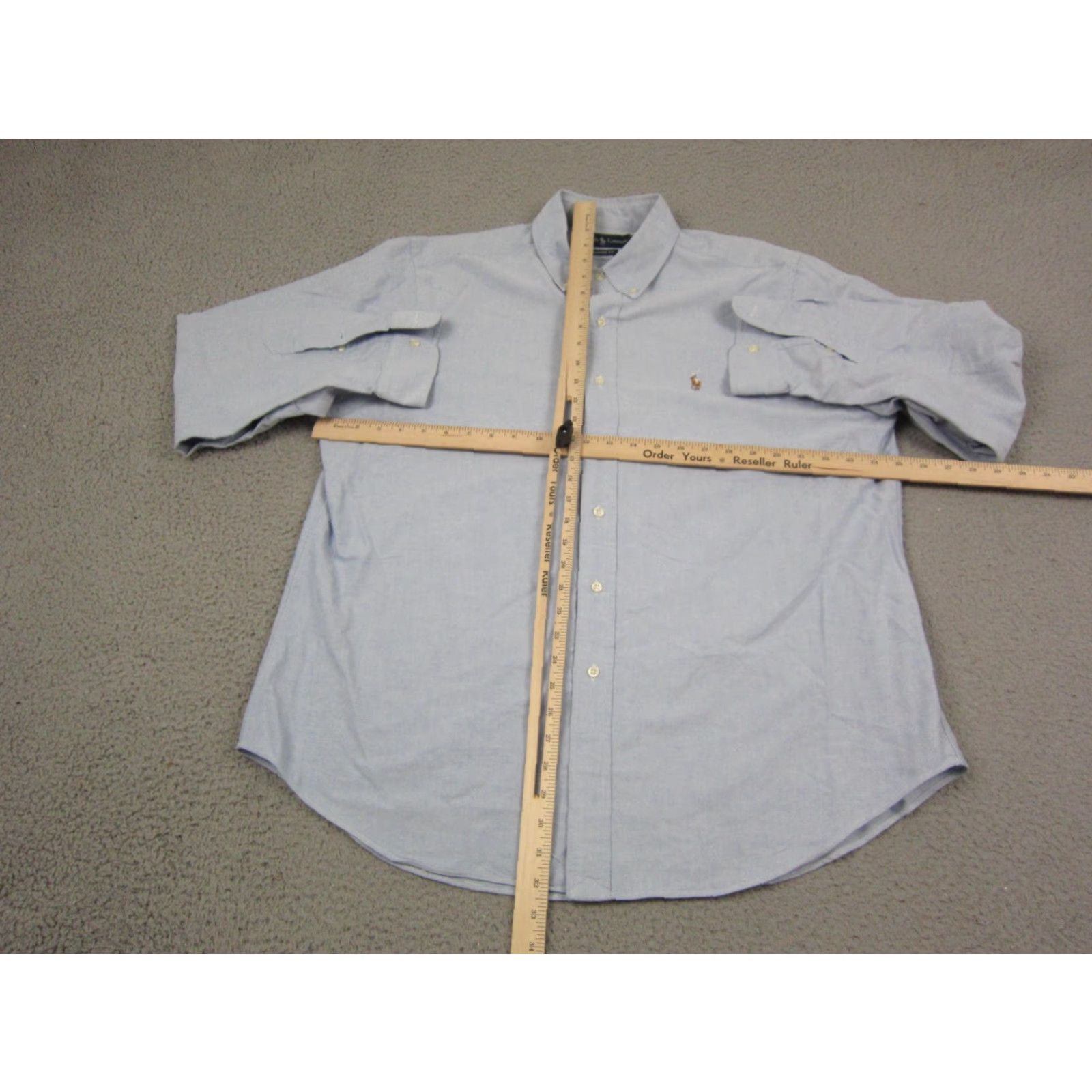 Ralph Lauren Ralph Lauren Shirt XL Adult Blue Oxford Button-Up Mens Classic Fit Size US XL / EU 56 / 4 - 6 Thumbnail
