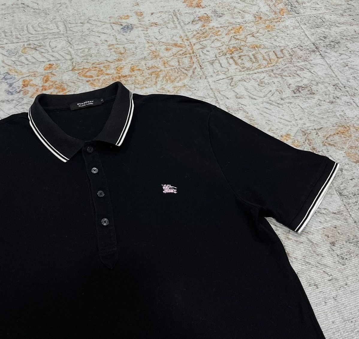 Burberry 🛎️Need gone🛎️ Burberry Black Label Twin Tipped Polo Shirt Size US M / EU 48-50 / 2 - 2 Thumbnail