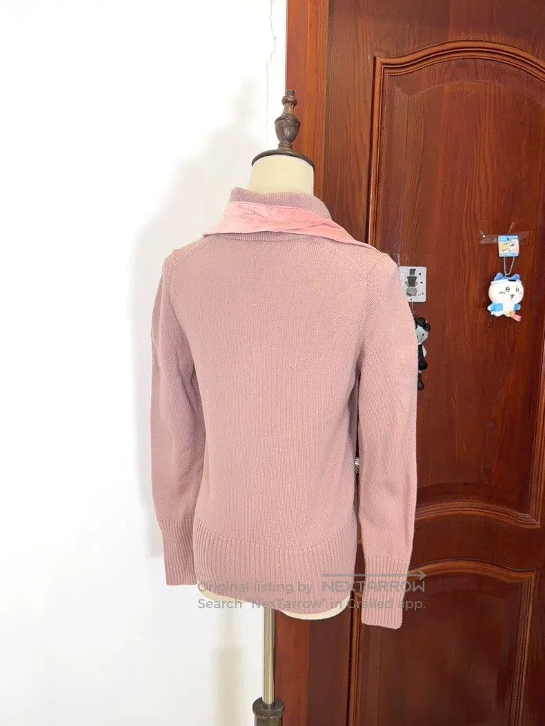 Vivienne Westwood Vivienne Westwood Pink Velvet Sweater Size L / US 10 / IT 46 - 2 Thumbnail