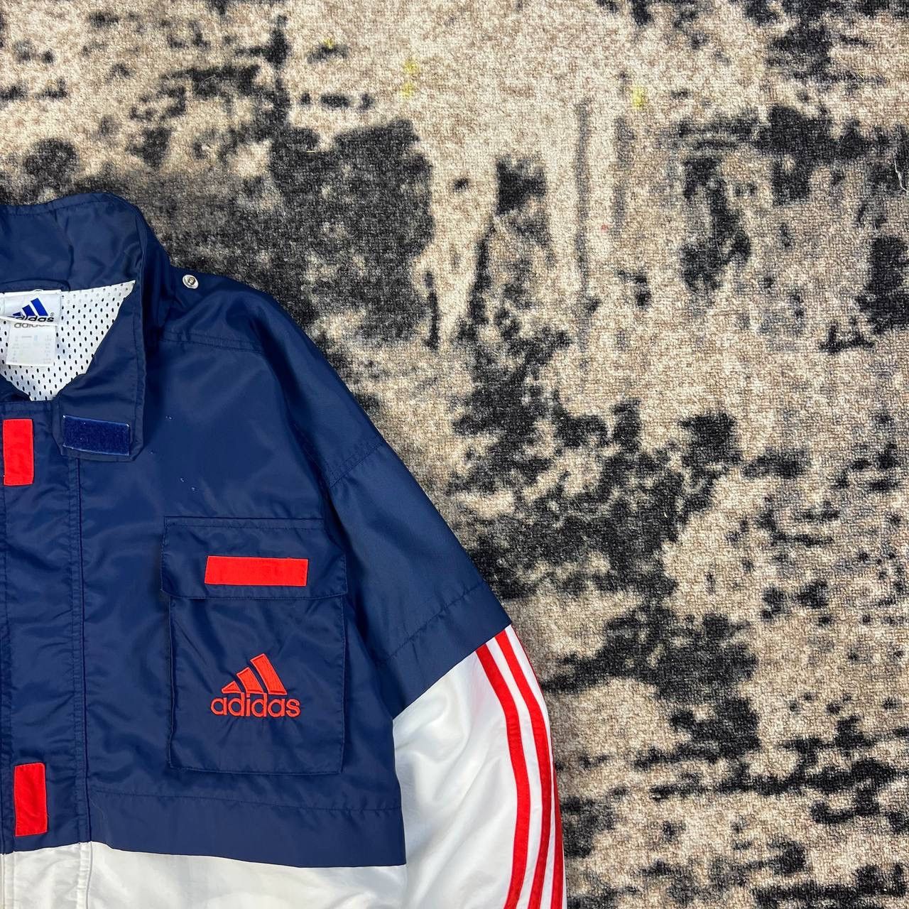 Adidas Adidas Big Logo Vintage Y2K Zip Up Light Jacket Size US XL / EU 56 / 4 - 5 Thumbnail