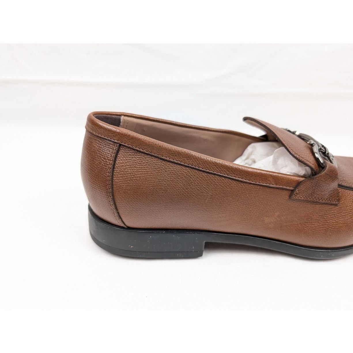 Salvatore Ferragamo o1rshd1 Radica Pebble Calf Loafers in Brown Size US 11 / EU 44 - 4 Thumbnail