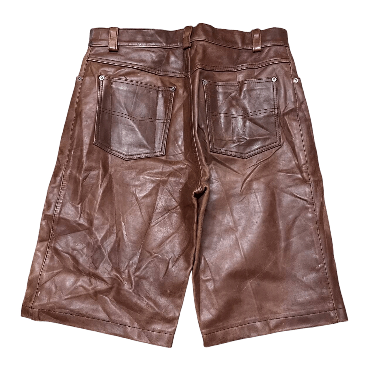 The Real McCoy's Vintage The Real Mccoy's Leather Short Pant Size US 33 - 10 Thumbnail