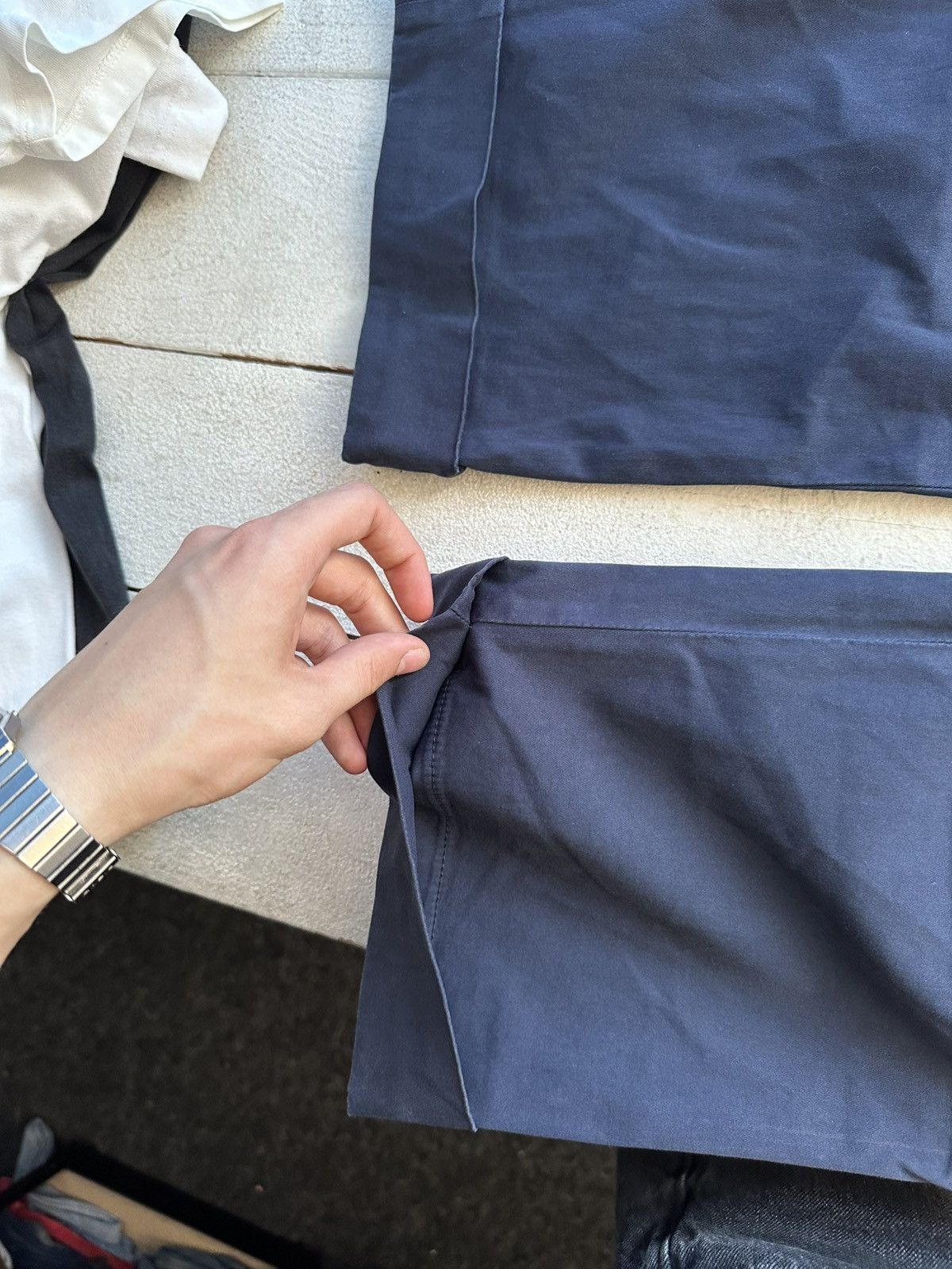 Other 🚨BRUNO CANETTI BLUE WOMEN LUXURY OLD MONEY WIDE PANTS Size 28" / US 6 / IT 42 - 5 Thumbnail