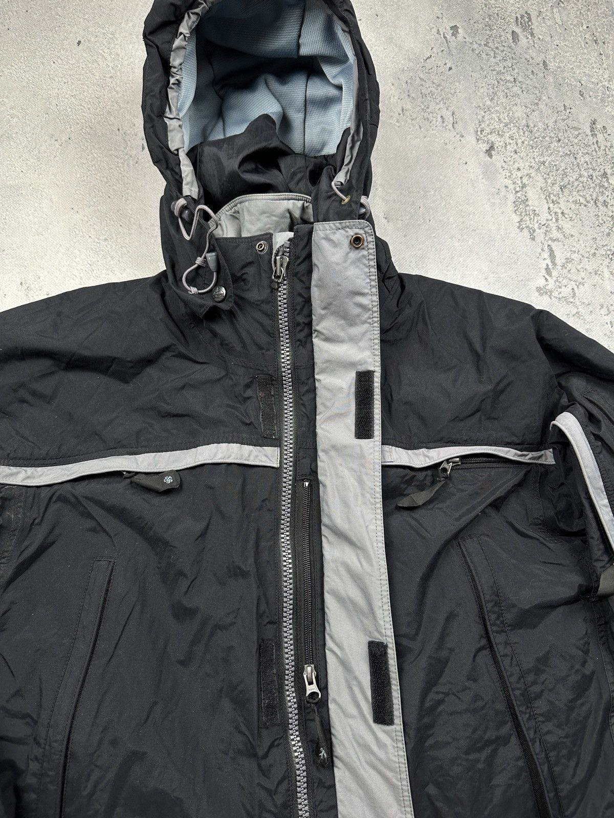 Nike ACG Vintage Nike ACG Technical Outdoor 3-In-1 Black Shell Jacket Size US M / EU 48-50 / 2 - 9 Thumbnail