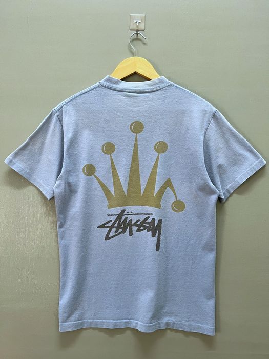 Vintage Vintage 90s Stussy Crown Sun Faded T-Shirt | Grailed