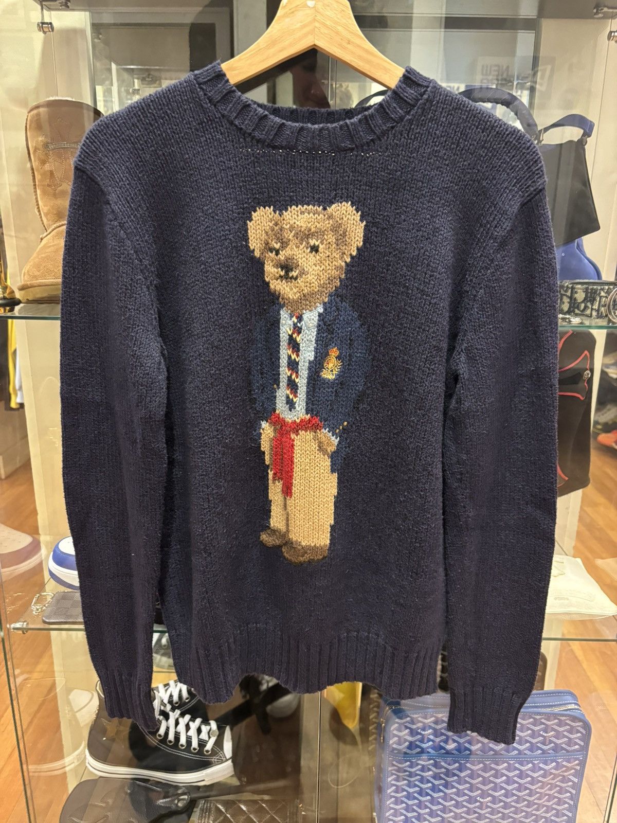 Polo Ralph Lauren Polo Ralph Lauren Preppy Bear Knit Sweater Size US S / EU 44-46 / 1 - 1 Thumbnail