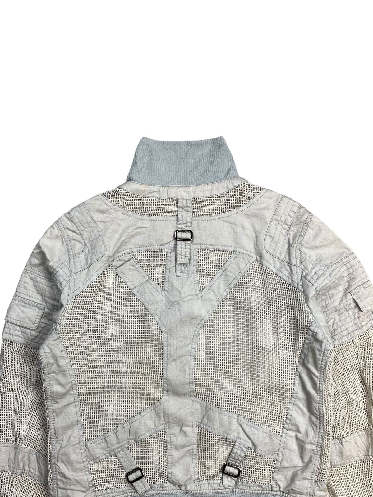 Dolce & Gabbana FW 2007 Dolce & Gabbana Archive Mesh Bondage Bomber Jacket Size US M / EU 48-50 / 2 - 10 Thumbnail