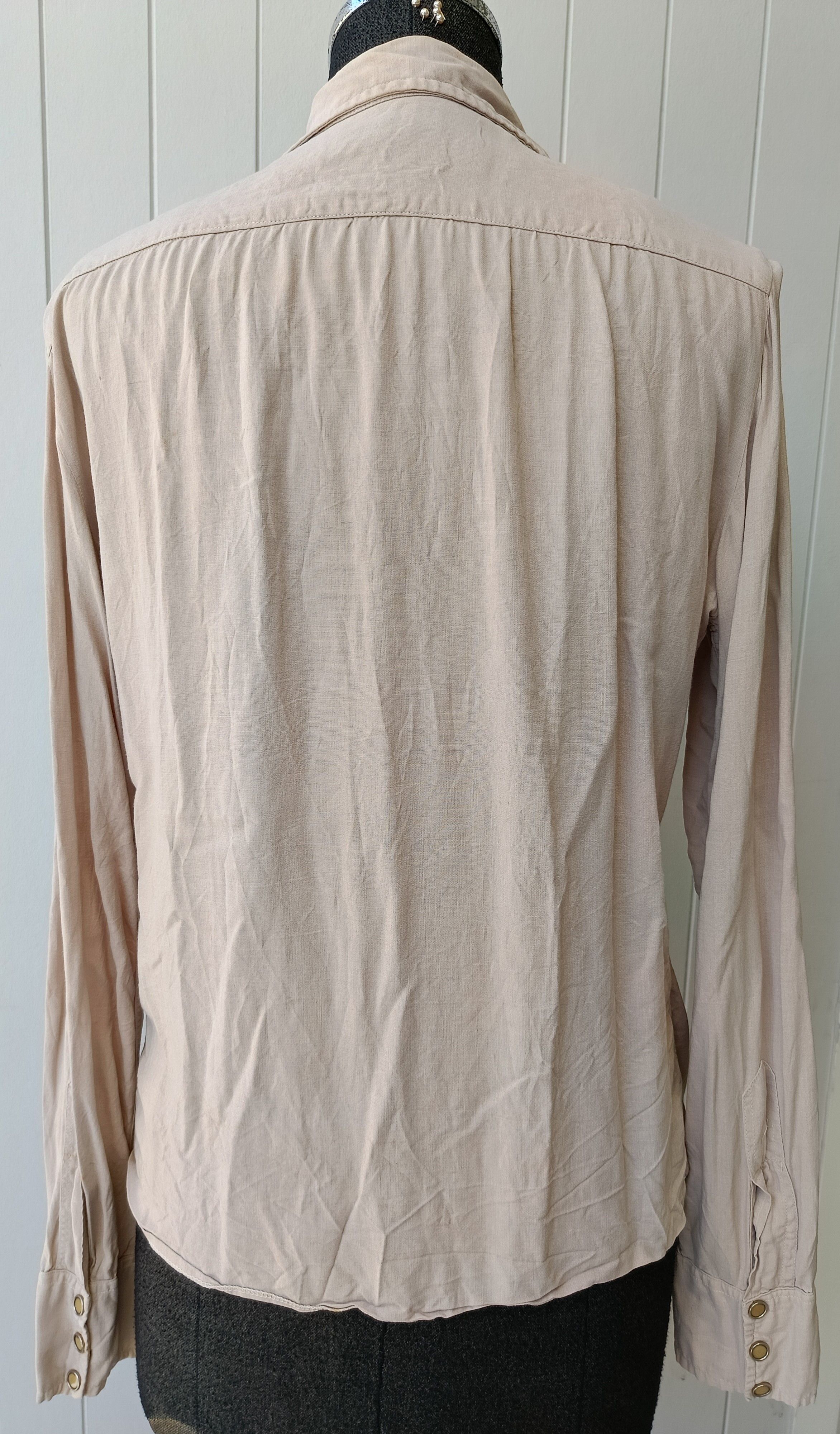 Vintage California Ranchwear 40s 50s rayon USA western snapper shirt Size US XS / EU 42 / 0 - 7 Thumbnail