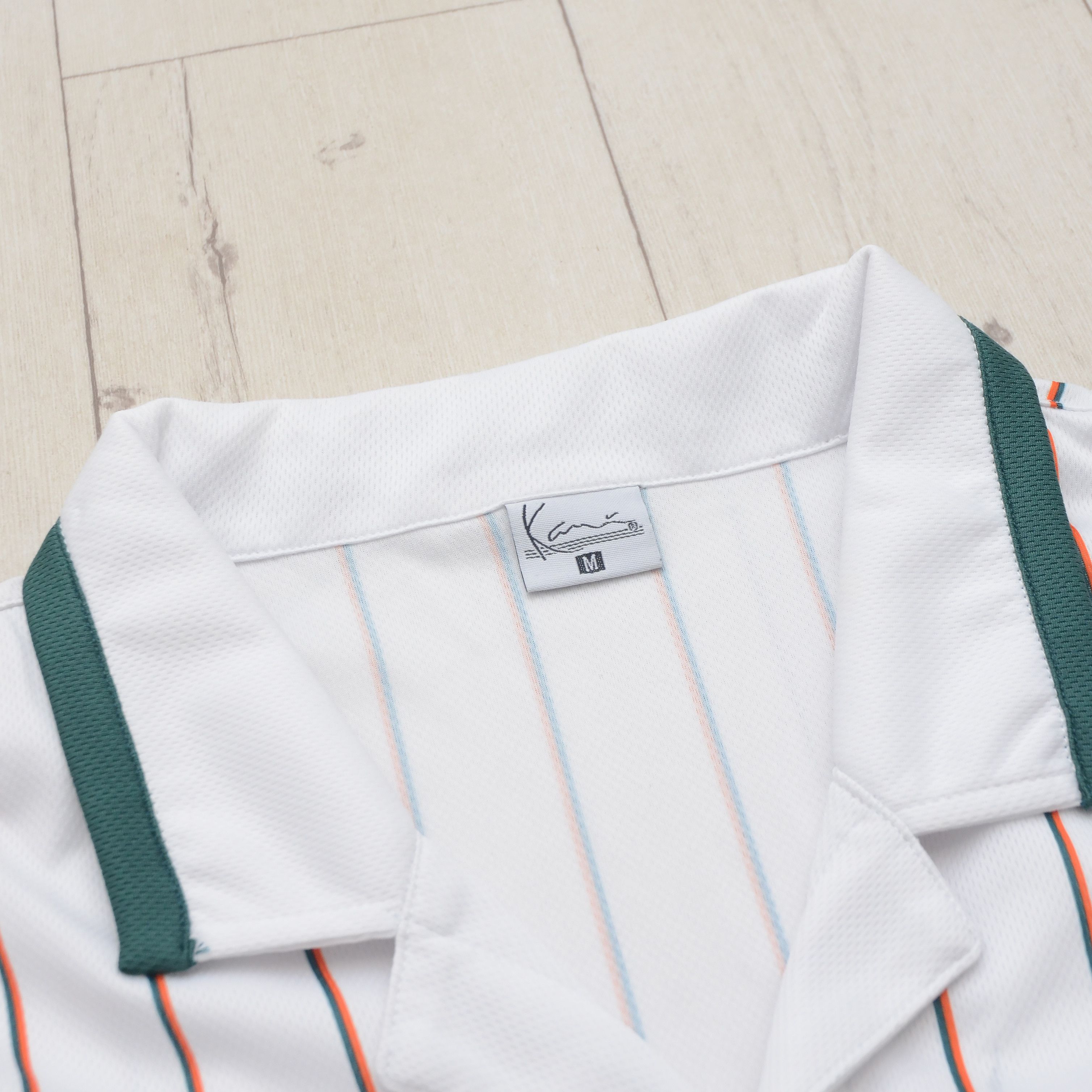 Karl Kani Karl Kani Baseball Jersey Shirt Striped Hip Hop Streetwear Size M / US 6-8 / IT 42-44 - 7 Thumbnail