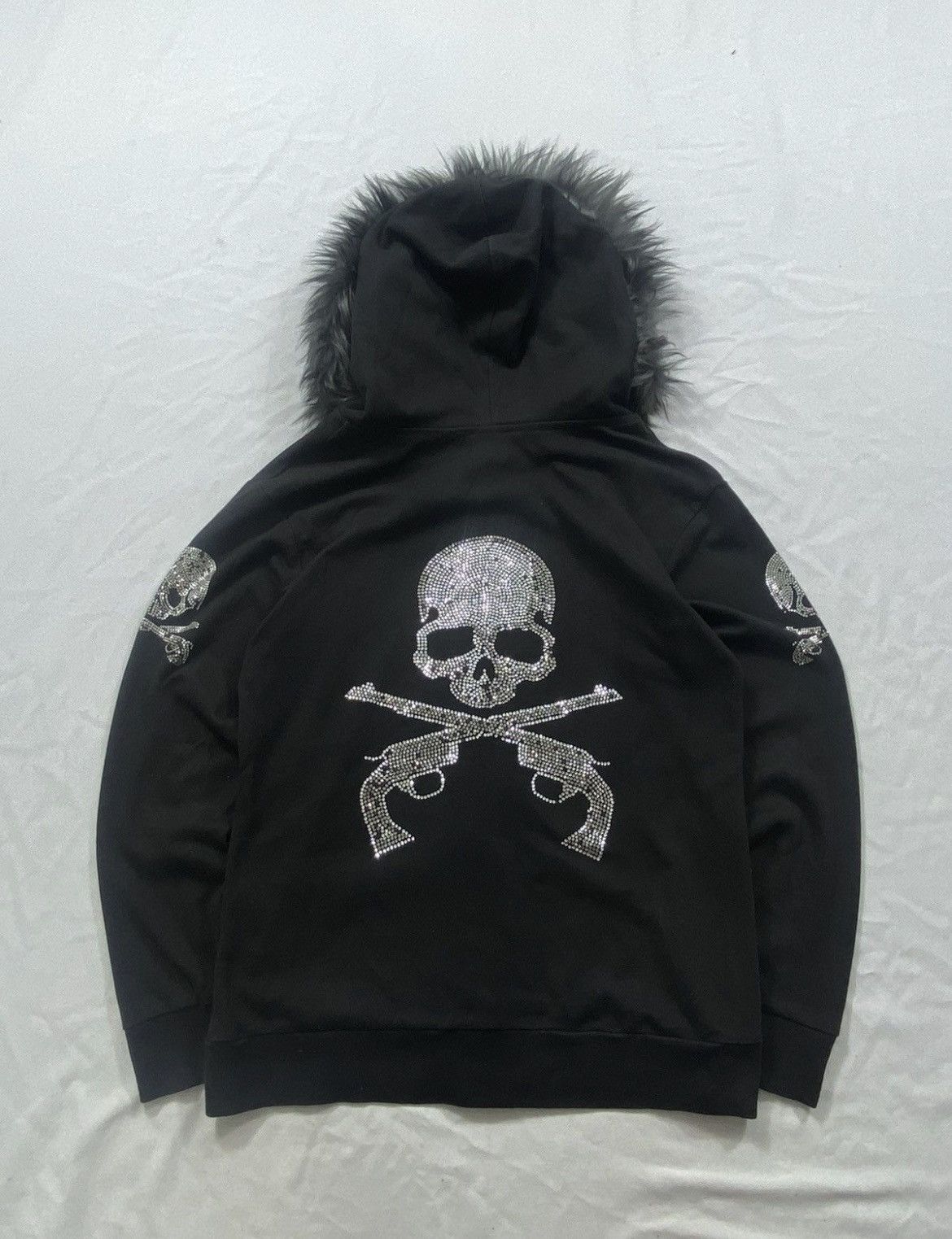 20471120 Gothic Poem Skull XZXL Fur Hoodie Ifsix lgb Style Size US M / EU 48-50 / 2 - 2 Thumbnail