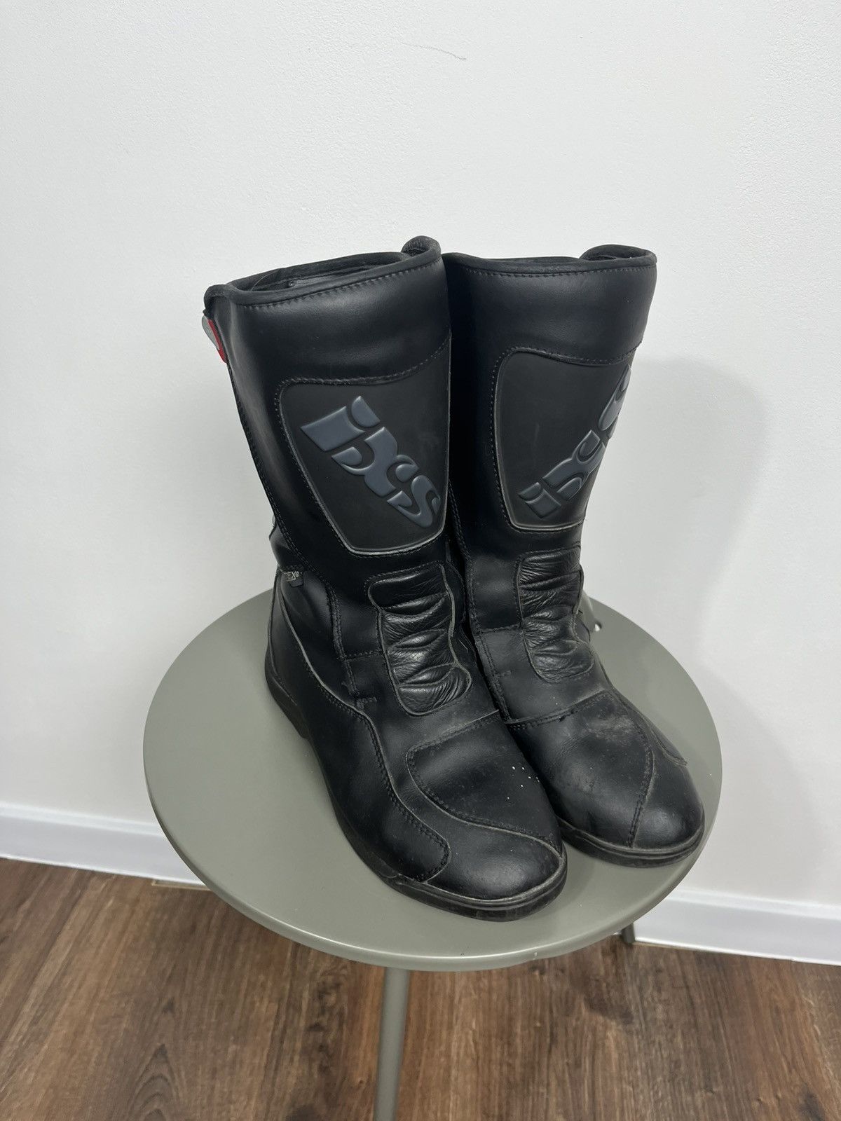 Other IXS Black Leather Motorcycle Riding Boots EU 42 Italy Size US 9 / EU 42 - 3 Thumbnail