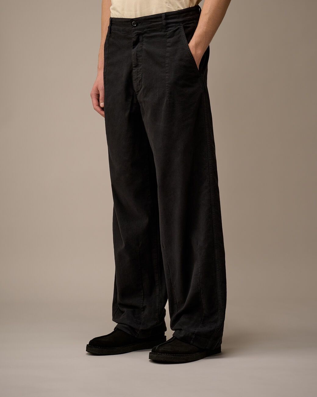 C.P. Company Throwing Fits Moleskine Stretch Pants Size US 34 / EU 50 - 1 Thumbnail
