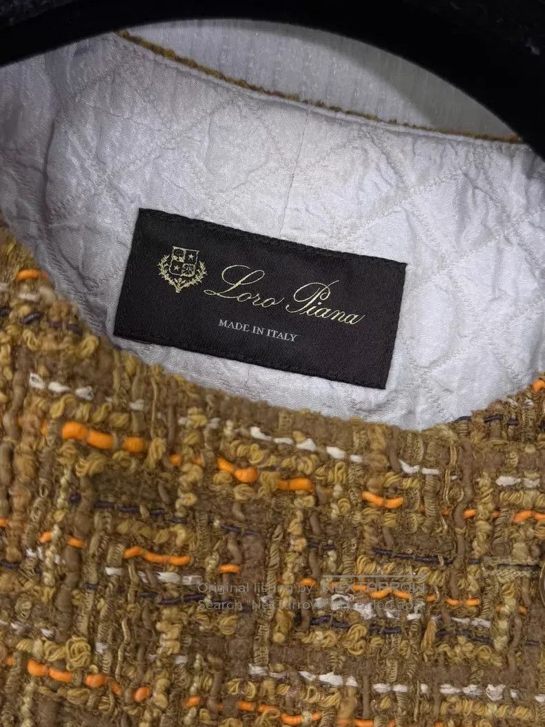Loro Piana Loro Piana 25FW Golden Coarse Knit Wheat Ear Buttoned Jack Size XS / US 0-2 / IT 36-38 - 5 Thumbnail
