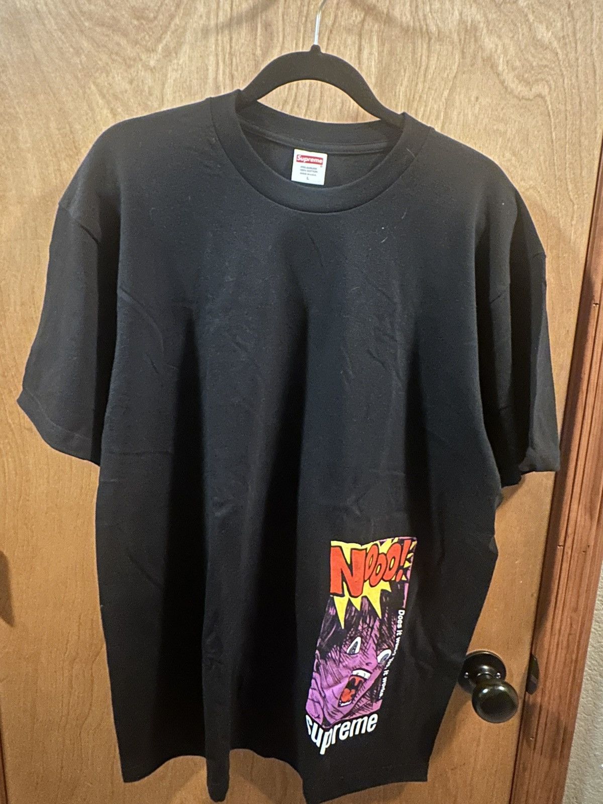 Supreme Supreme Black T Shirt Size US L / EU 52-54 / 3 - 3 Thumbnail