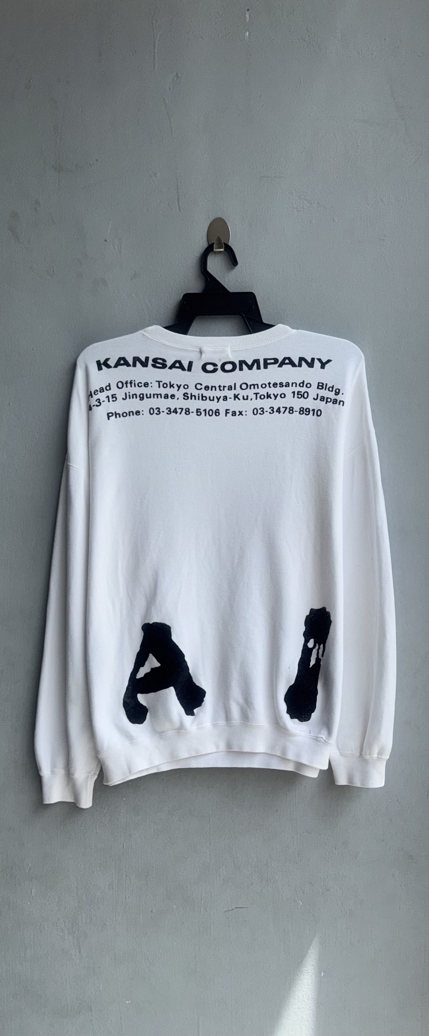 Kansai Yamamoto Kansai Yamamoto Vintage Sweatshirt Size US L / EU 52-54 / 3 - 4 Thumbnail
