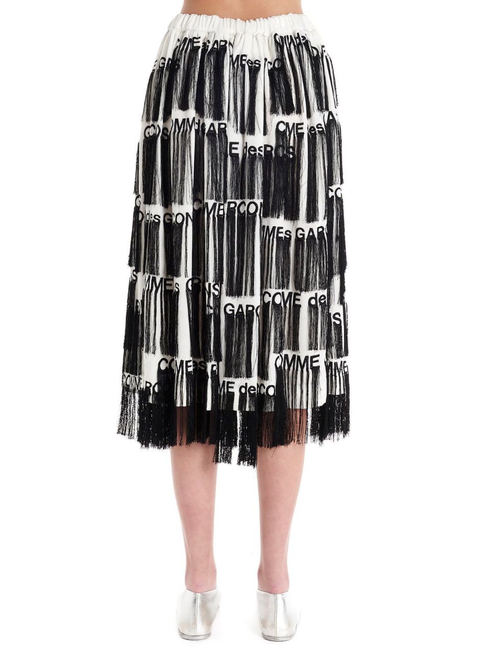 Comme des Garcons Comme des Garcons Fringed Logo Skirt SS20 Size XS Size 26" / US 2 / IT 38 - 16 Thumbnail