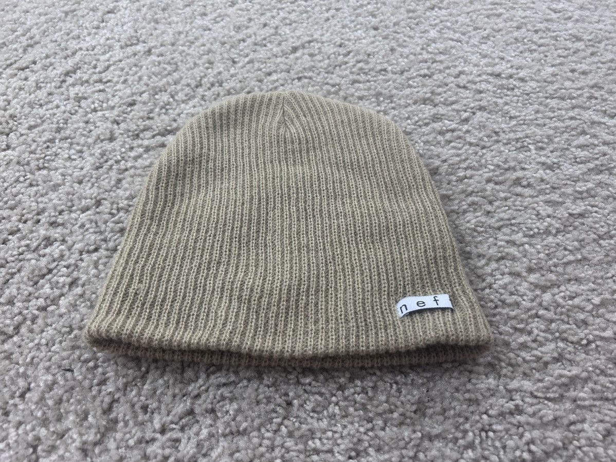 NEFF Neff y2k zumiez tan neutral beanie hat Size ONE SIZE - 2 Thumbnail