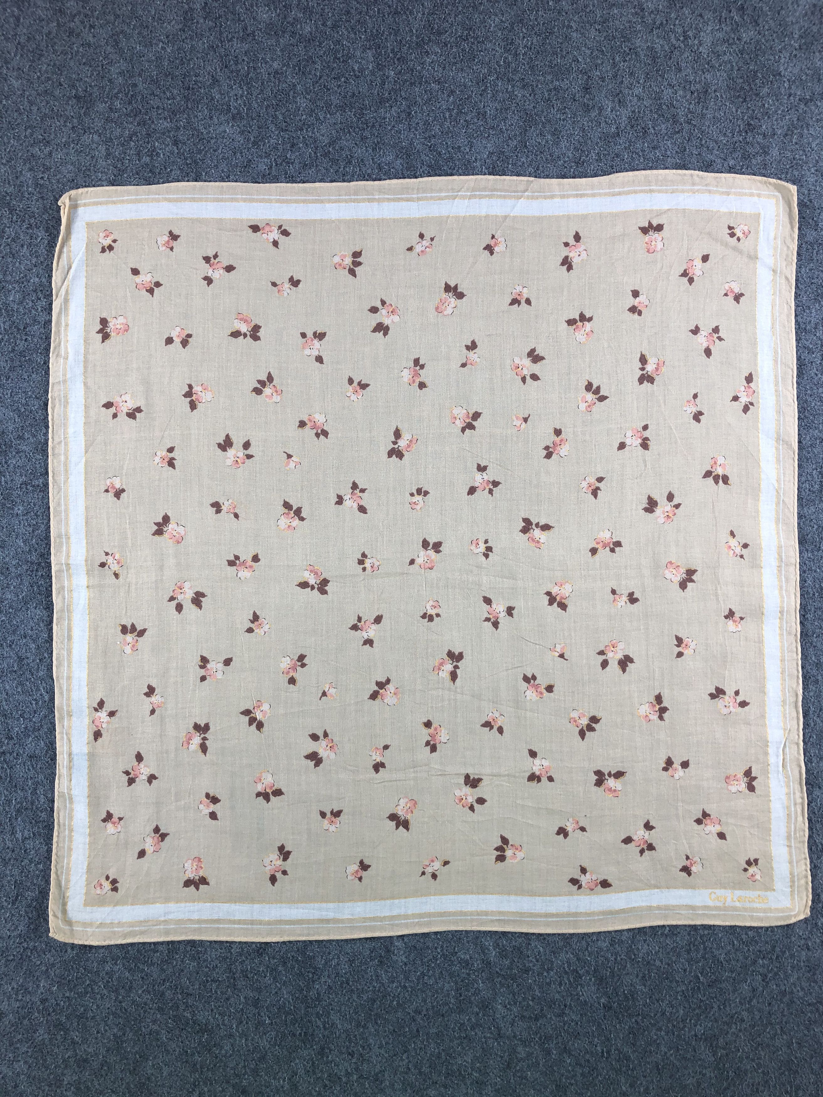 Guy Laroche × Vintage Guy Laroche Handkerchief / Bandana / Neckerchief Size ONE SIZE - 3 Thumbnail