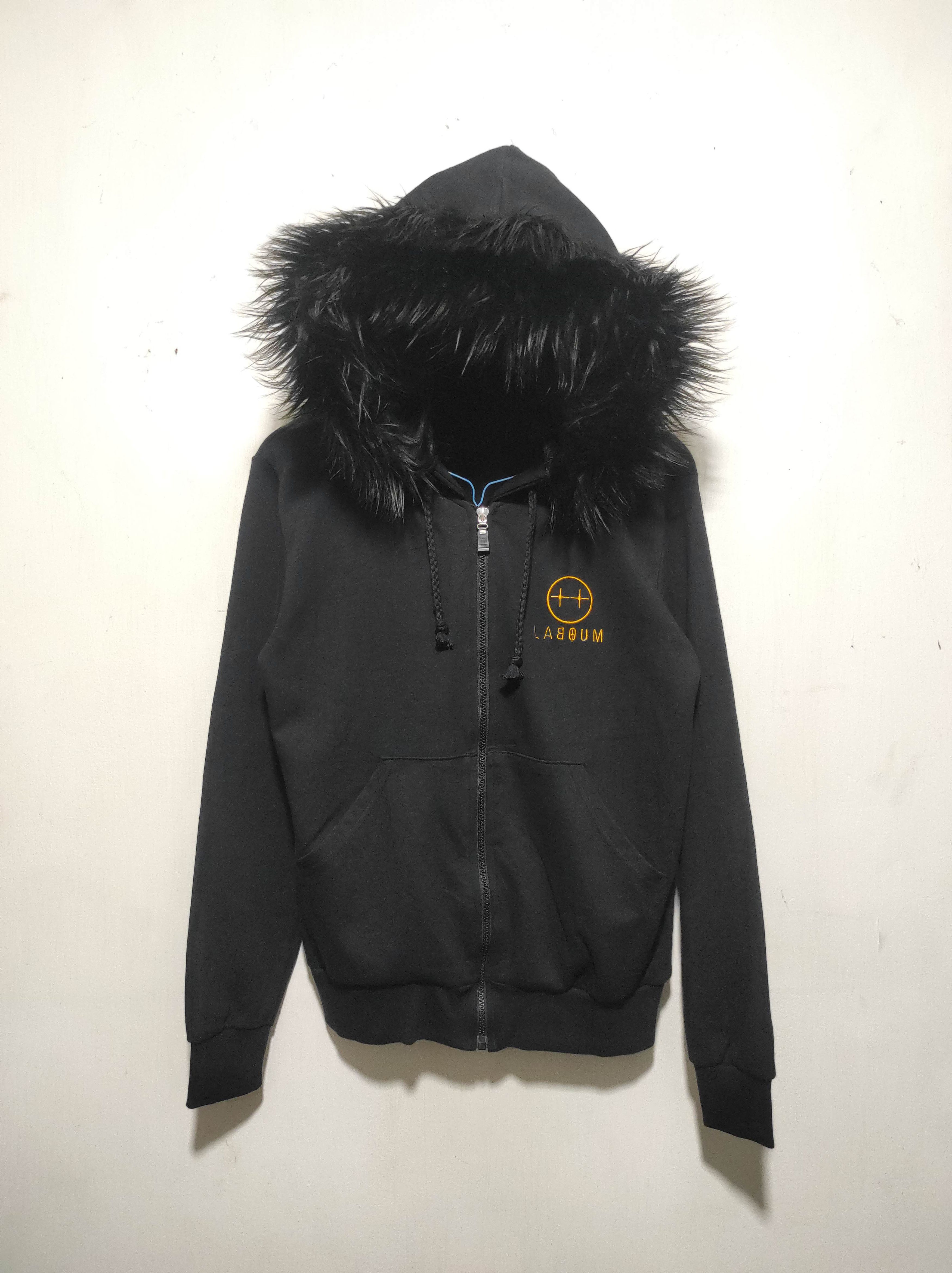 If Six Was Nine Laboum black Zip Fur Hoodie i6w9 Lgb Style Size US S / EU 44-46 / 1 - 3 Thumbnail