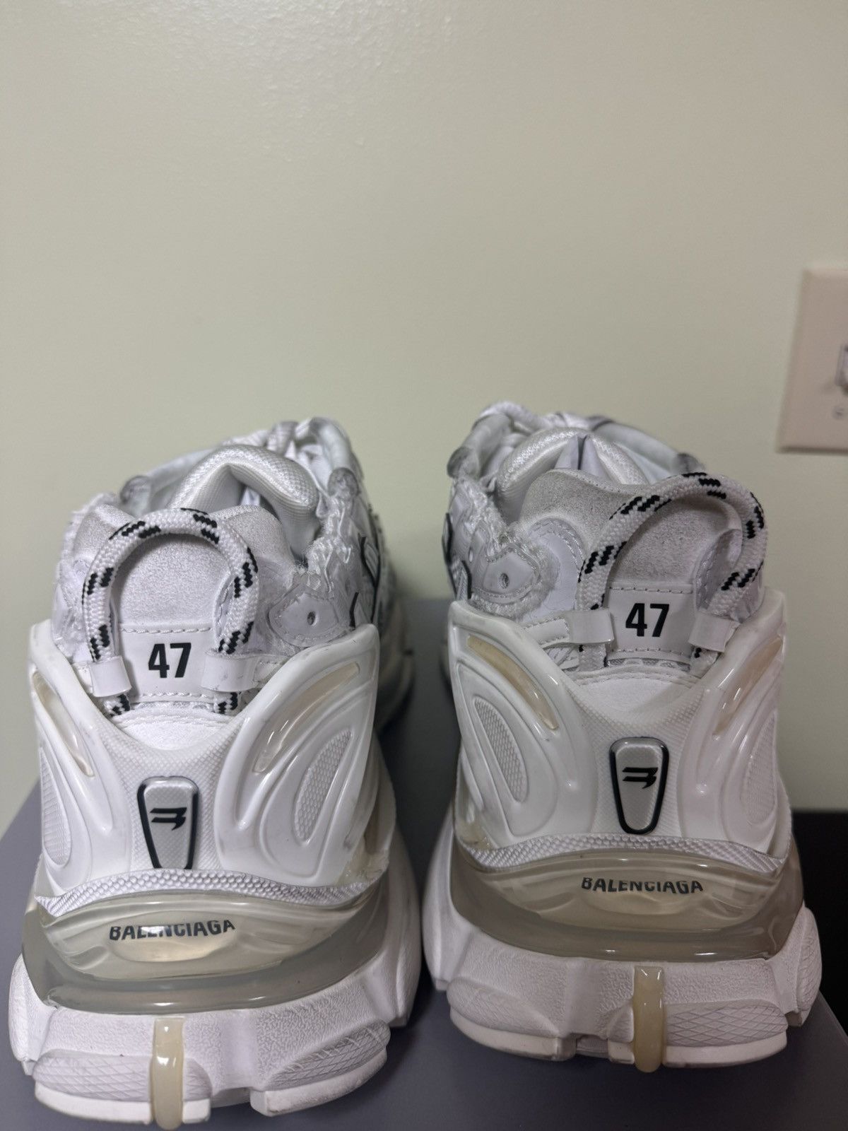 Balenciaga Balenciaga White runner 47 Size US 14 / EU 47 - 6 Thumbnail