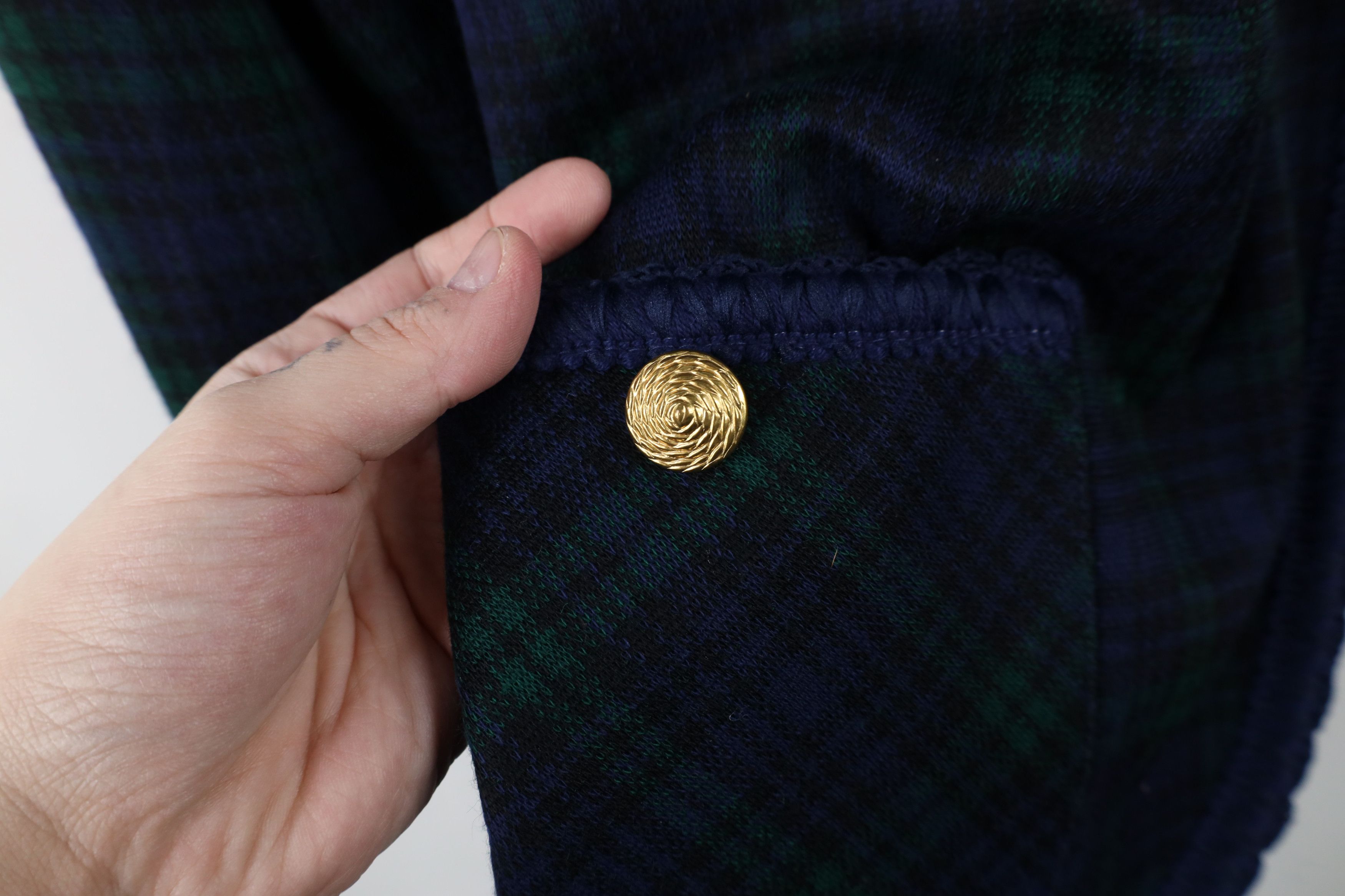 Vintage Vintage 90s Streetwear Button Blazer Suit Jacket Plaid USA Size XXL / US 16-18 / IT 52-54 - 6 Thumbnail