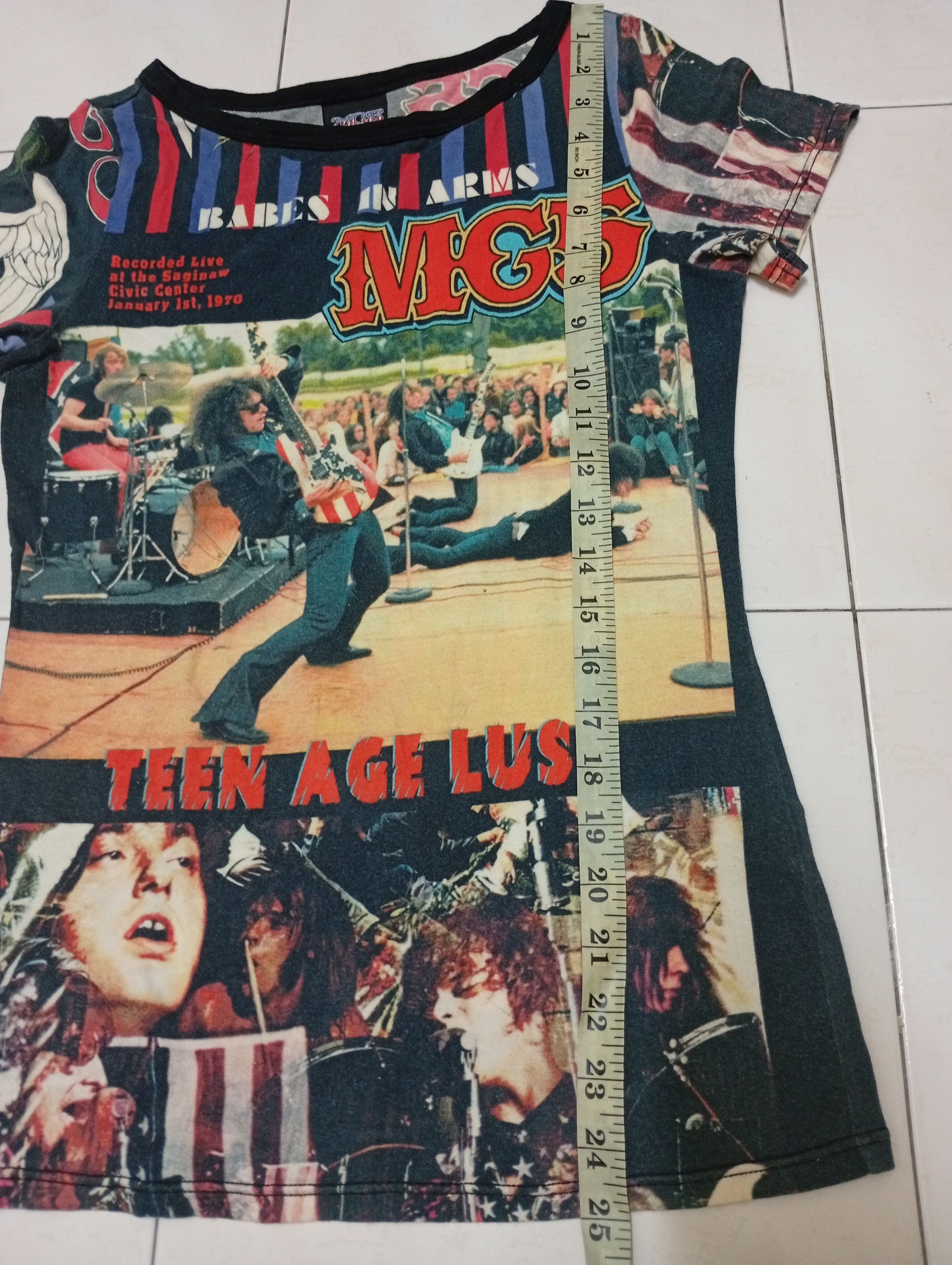 Band Tees vintage Mc5 X hystericn Size XS / US 0-2 / IT 36-38 - 4 Thumbnail