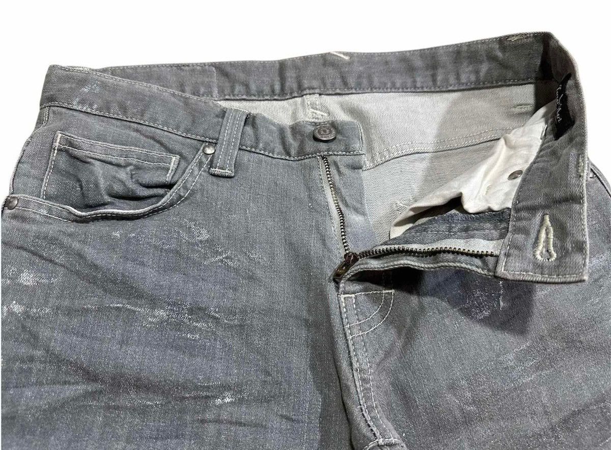 If Six Was Nine × Le Grande Bleu (L.G.B.) × Tornado Mart 🔥Y2K Archived Tornado Mart Denim Charcoal Mud Wash Glitter Size US 30 / EU 46 - 5 Thumbnail
