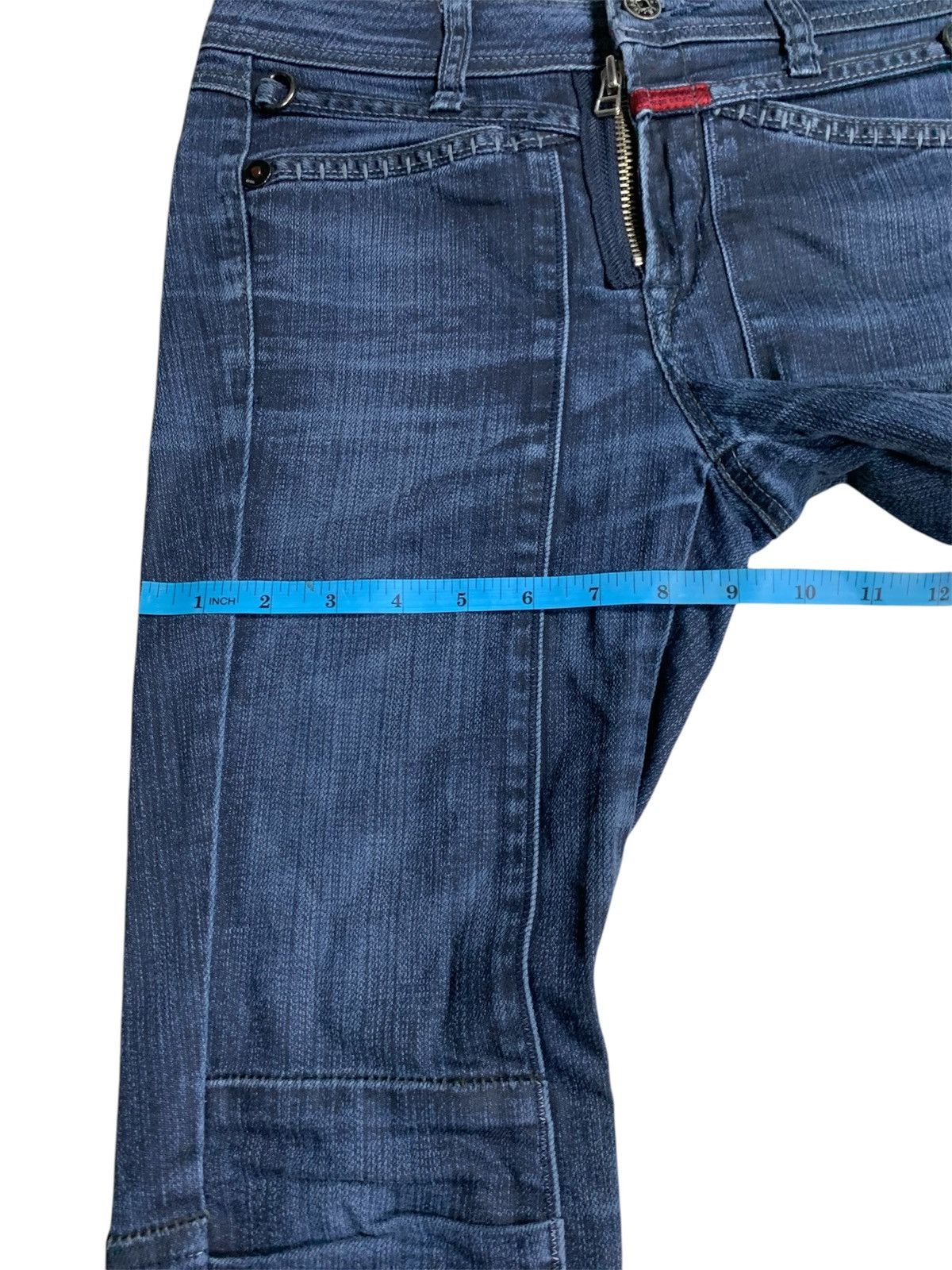 Marithe + Francois Girbaud Marithe+francois girbaud dark blue skinny jeans Size 29" - 8 Thumbnail