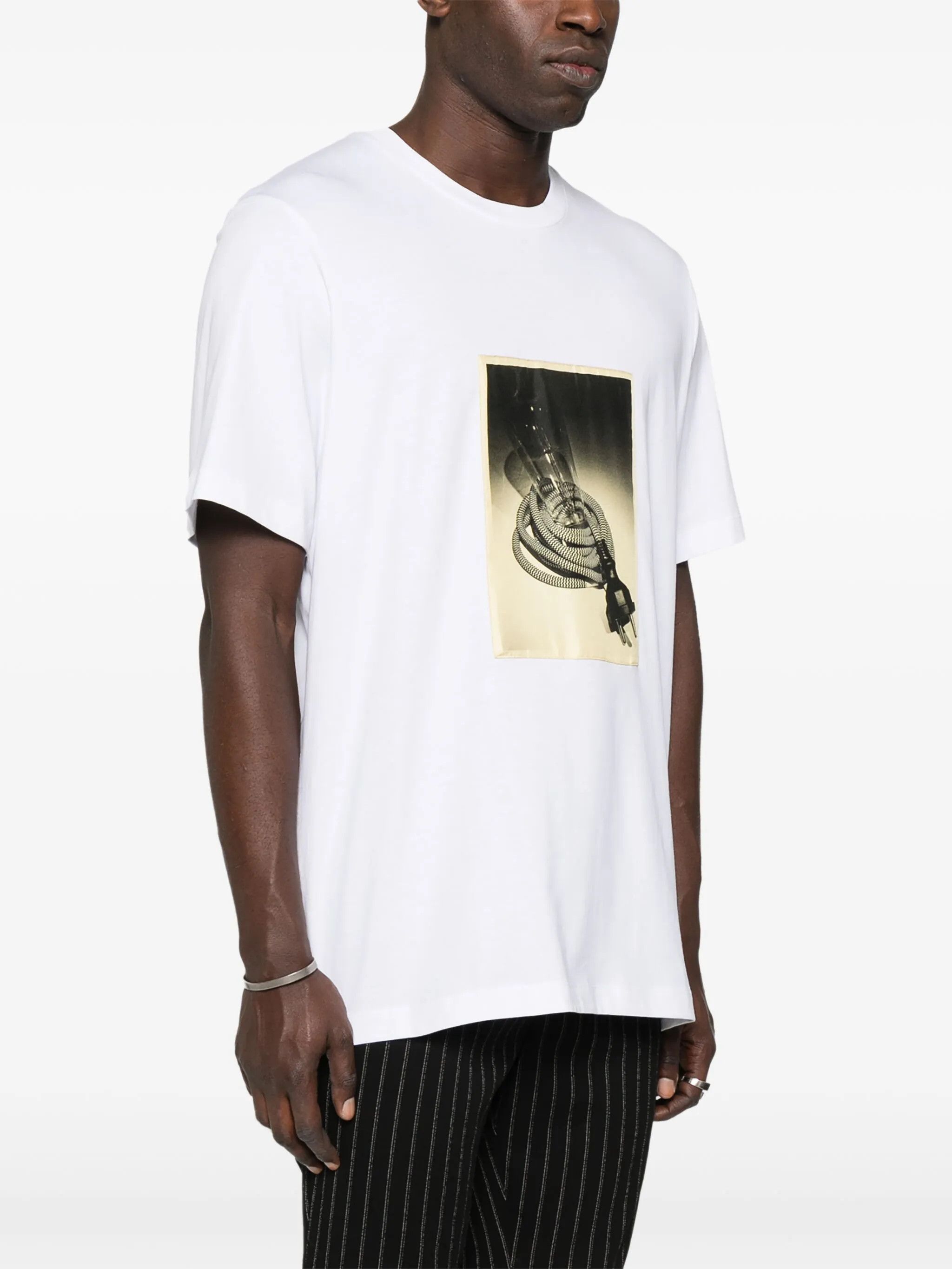 OAMC o1y0225 Crewneck T-Shirt in White Size US L / EU 52-54 / 3 - 3 Thumbnail