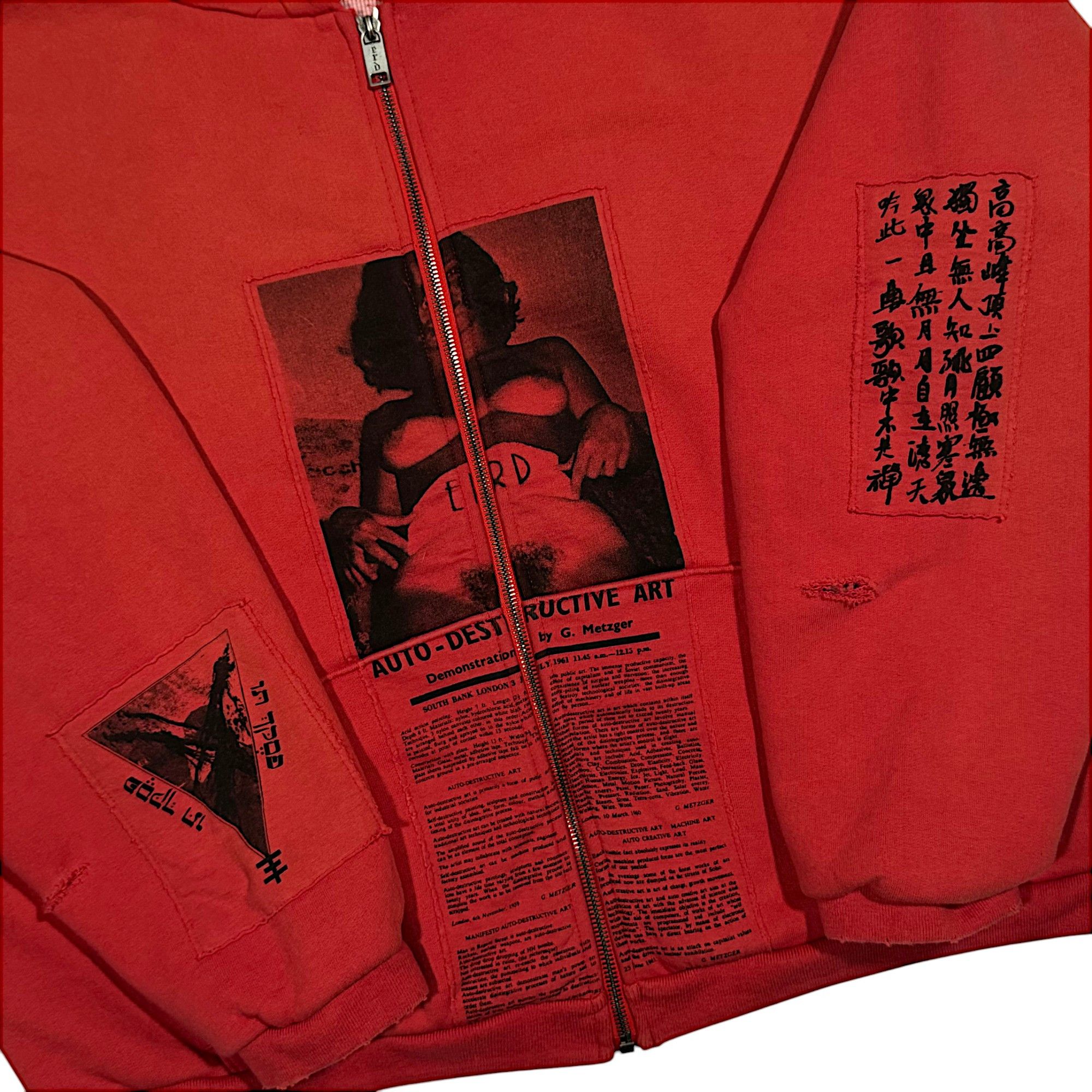 Enfants Riches Deprimes ERD Anti-Process Assemblage Thermal Zip Up Hoodie Sweater Size US L / EU 52-54 / 3 - 3 Thumbnail