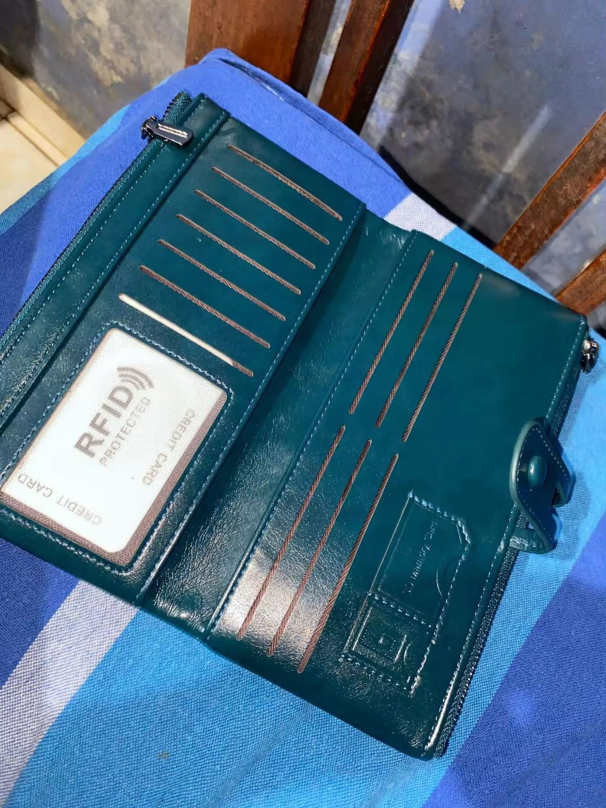 Japanese Brand × Vintage RFID women's long wallet PU leather Size ONE SIZE - 8 Thumbnail