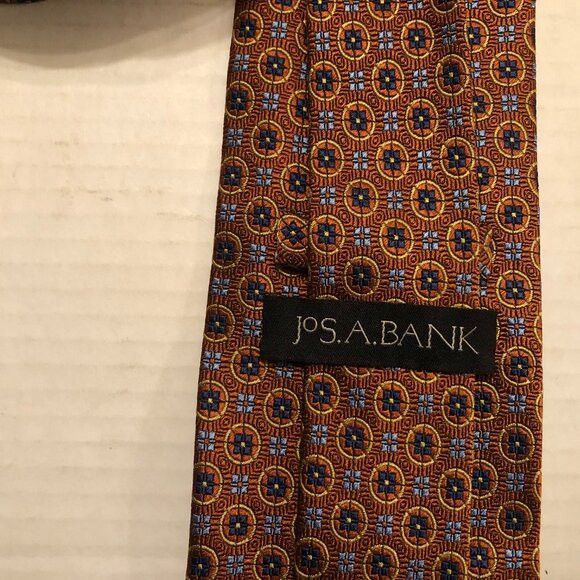 Jos. A. Bank jos.a.bank men's new silk tie 3 3/4" X 60" Size ONE SIZE - 4 Thumbnail