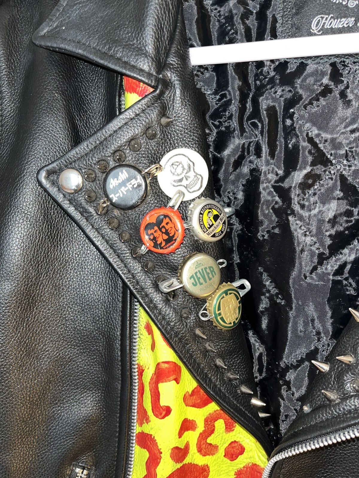 Clothing Custom Punk Jacket PunkSpiked Studs Patches Leather, Men