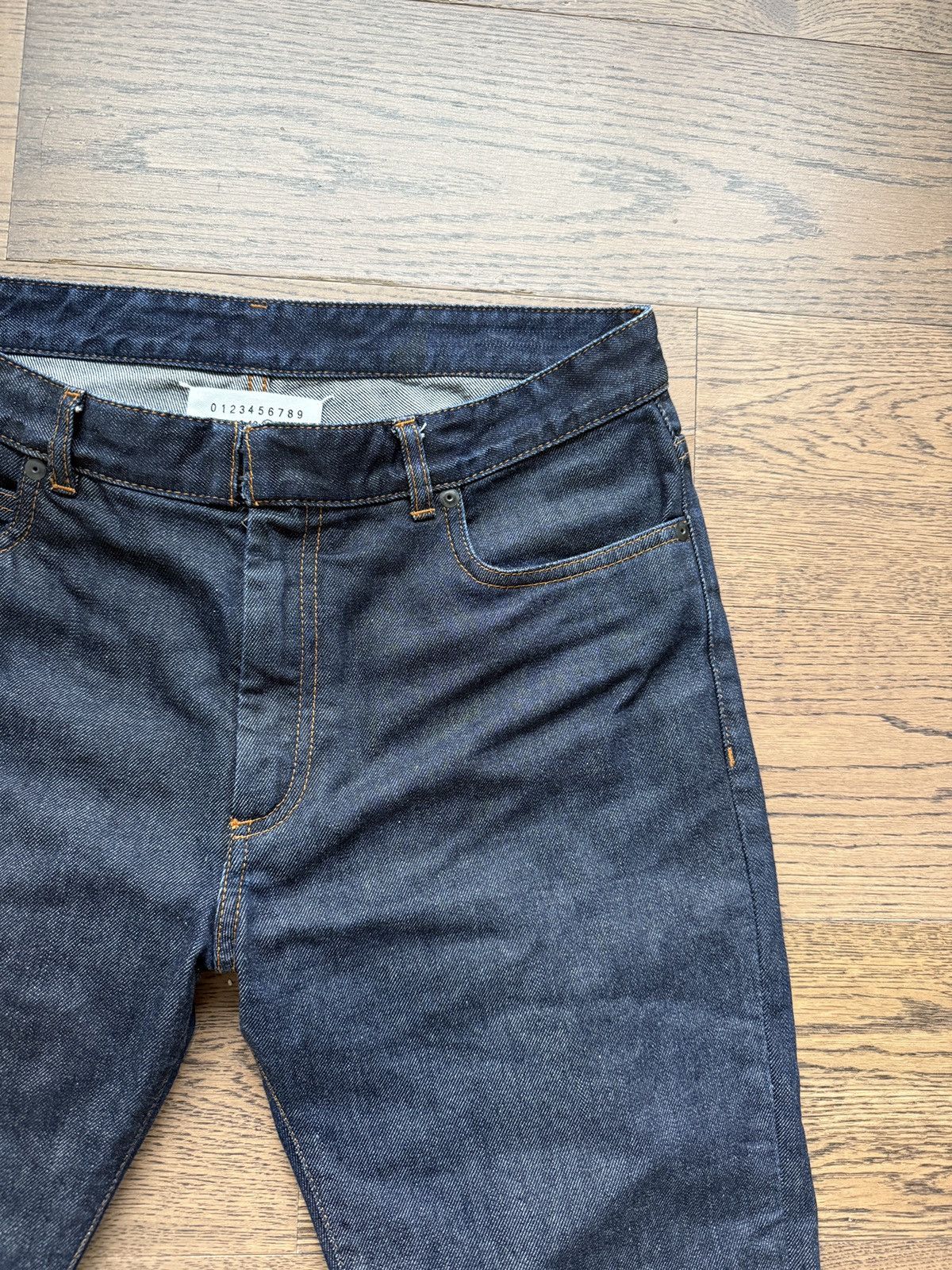 Maison Margiela Early Martin Margiela Line 14 Mens Blue Slim Denim Jeans Size US 31 - 13 Thumbnail