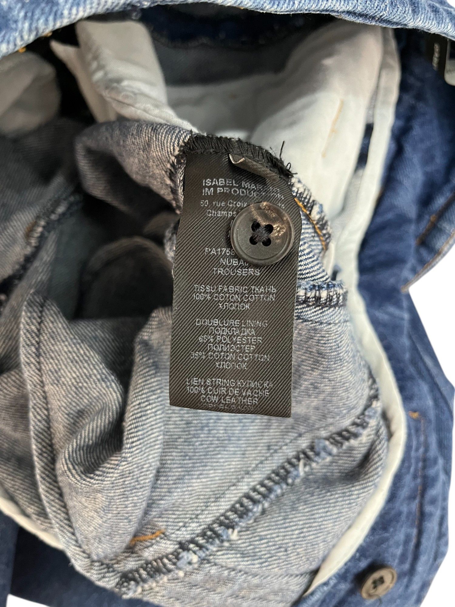 Isabel Marant High Waisted Baggy Denim Size 25" / US 0 / IT 36 - 6 Thumbnail