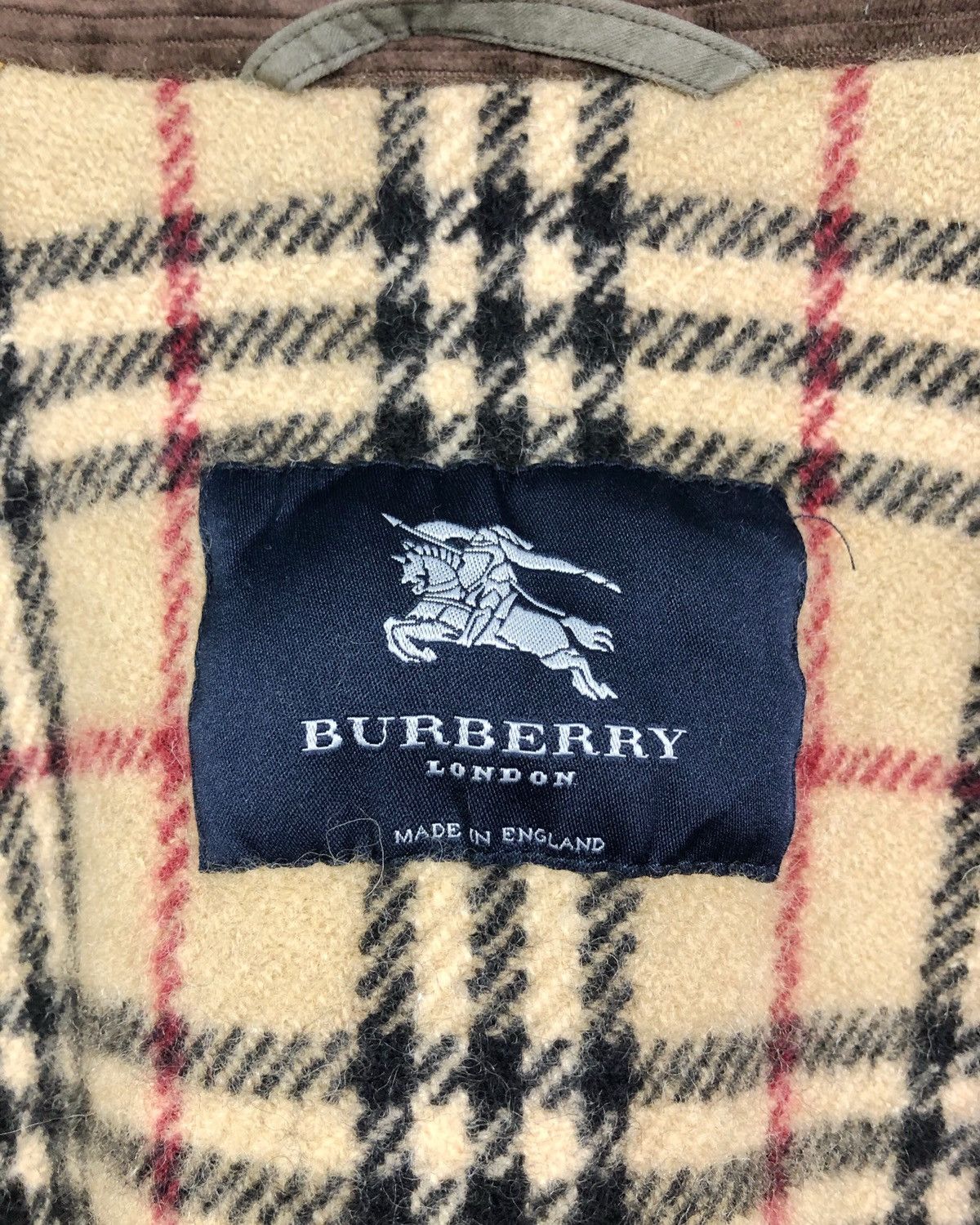 Burberry Vintage Faded Burberry Jacket Nova Check Made in England Size US XXL / EU 58 / 5 - 9 Thumbnail