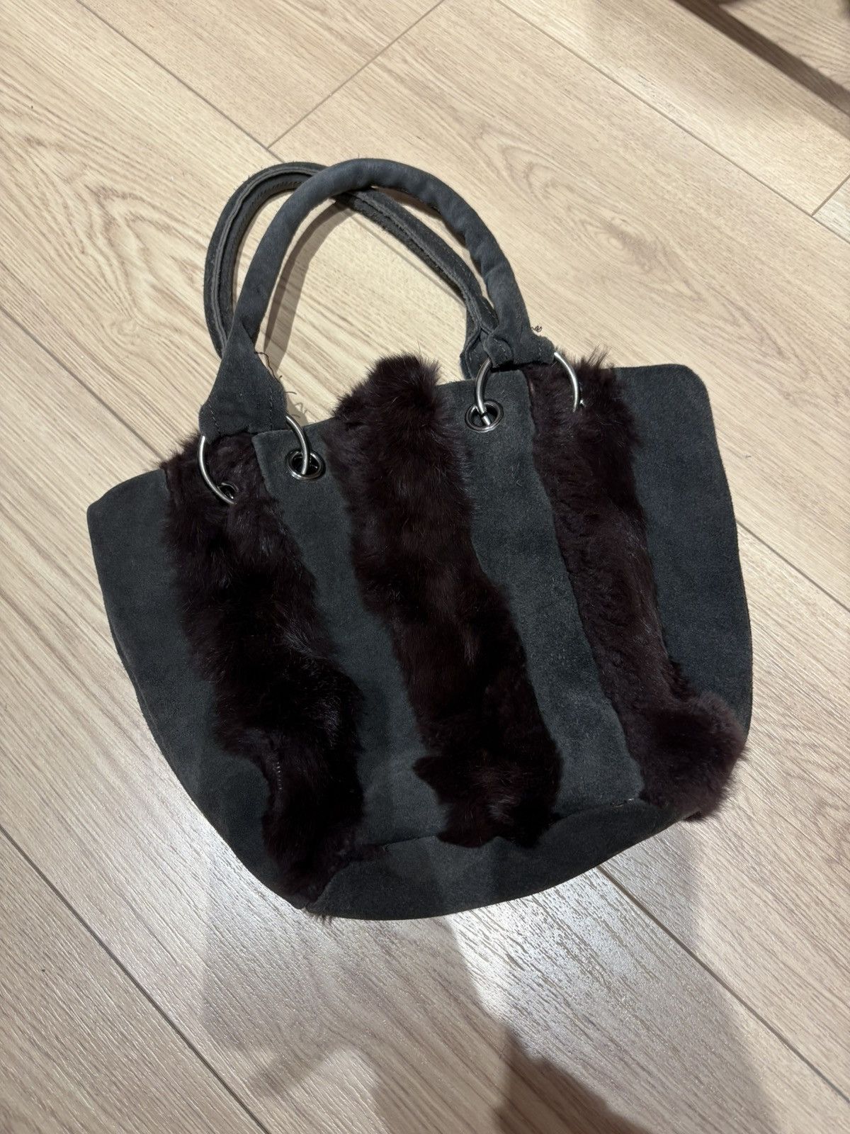 Vintage y2k fur bag Size ONE SIZE - 12 Thumbnail
