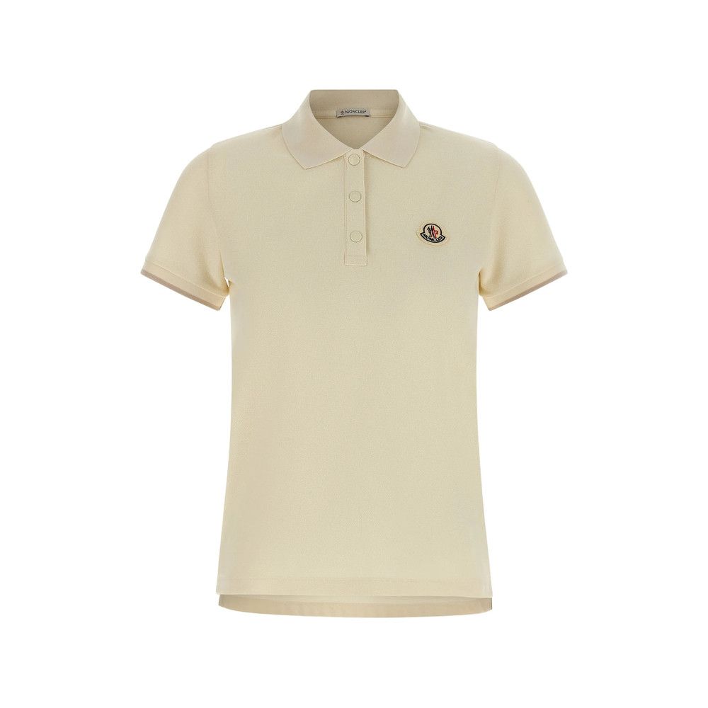 Moncler Moncler WHITE Tops - Polo Tops Size S / US 4 / IT 40 - 1 Thumbnail