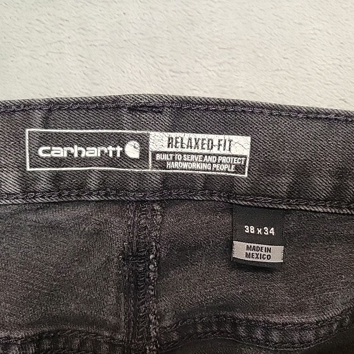 Carhartt Carhartt Pants Mens 38x34 Black Canvas Relaxed Cargo Rugged Flex Workwear BD2804 Size US 38 / EU 54 - 4 Thumbnail