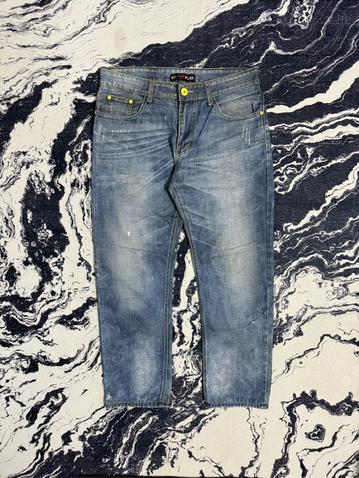 Vintage Vintage BT-play cdg distressed jeans Size US 30 / EU 46 - 8 Thumbnail