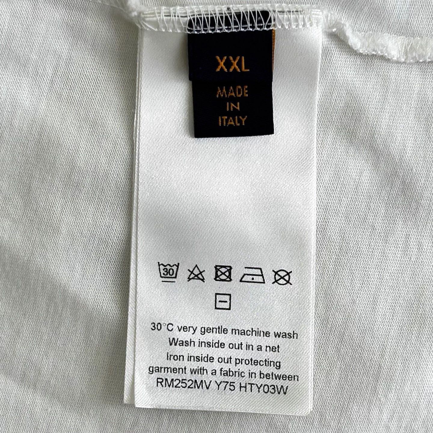 Louis Vuitton LV New White Big Floral Glitter Logo SS Tee XXL Size US XXL / EU 58 / 5 - 4 Thumbnail