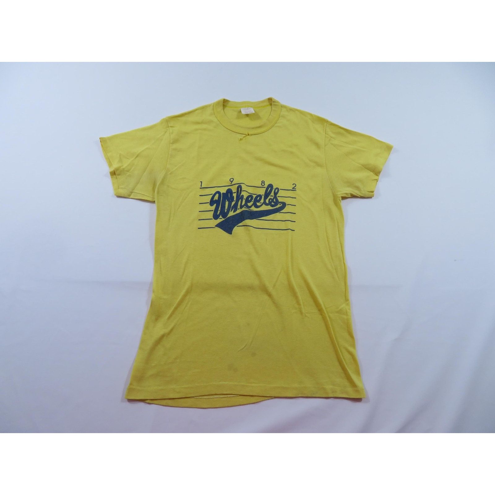Other Wheels 1982 Rock Band Yellow T-shirt Sz L Sz M Size US M / EU 48-50 / 2 - 1 Thumbnail