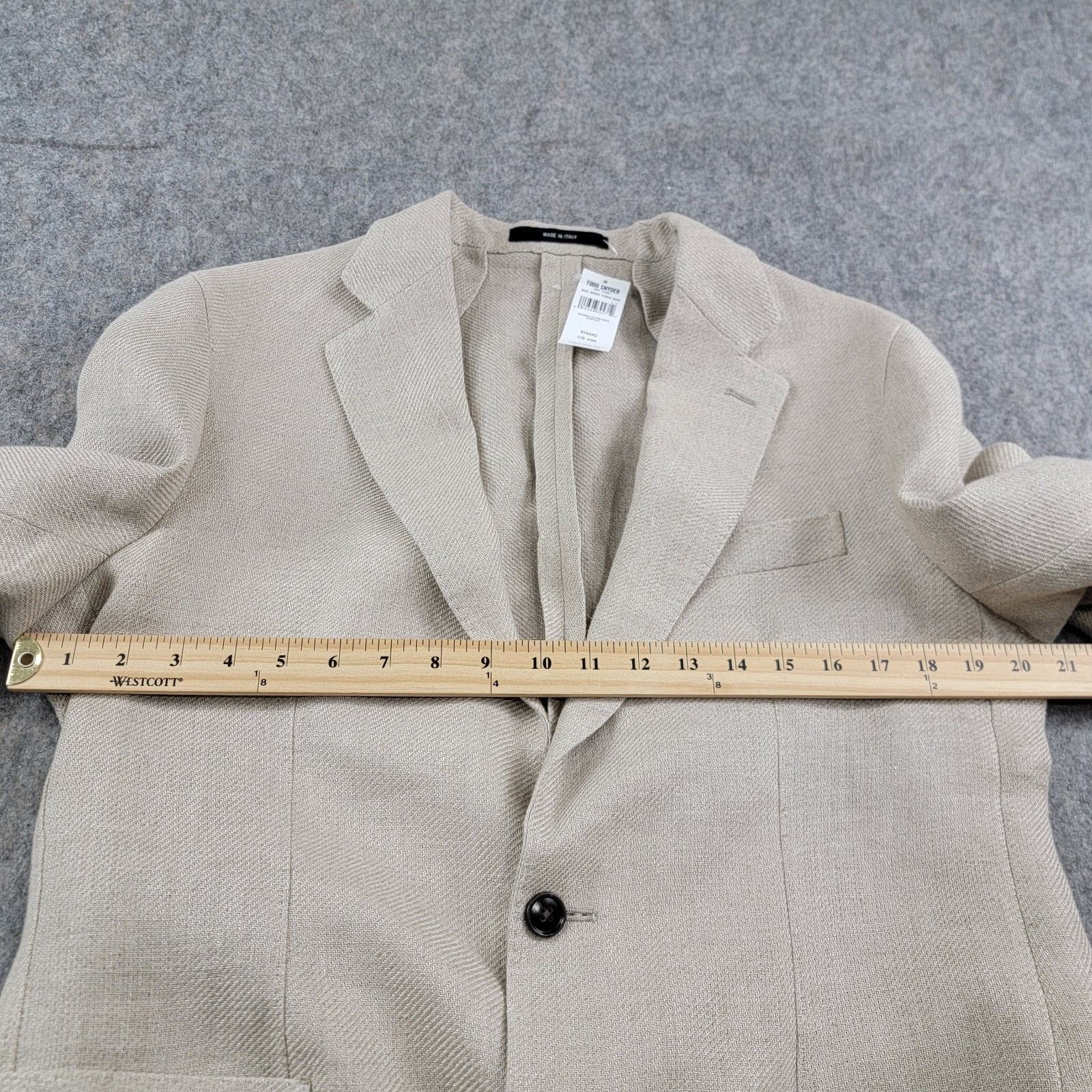 Todd Snyder Todd Snyder Flax Linen Open Weave Sport Coat Blazer Size 40R - 6 Thumbnail
