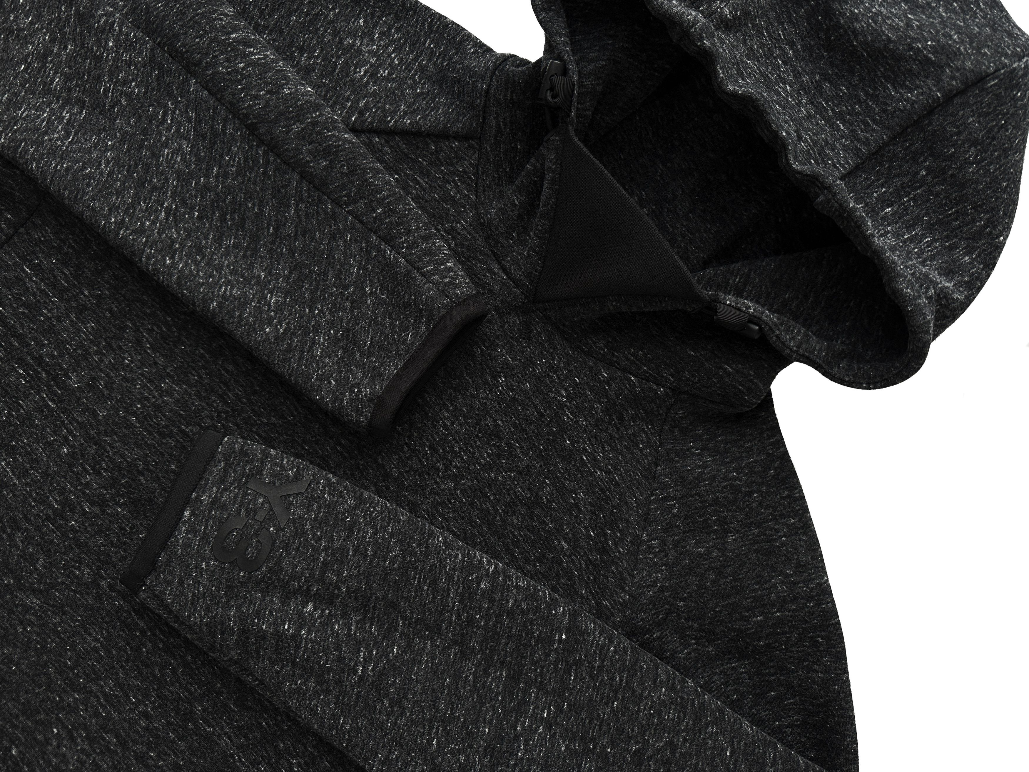 Adidas × Y-3 Y-3 Adidas x Yohji Jamamoto grey melange hoodie Size US S / EU 44-46 / 1 - 4 Thumbnail