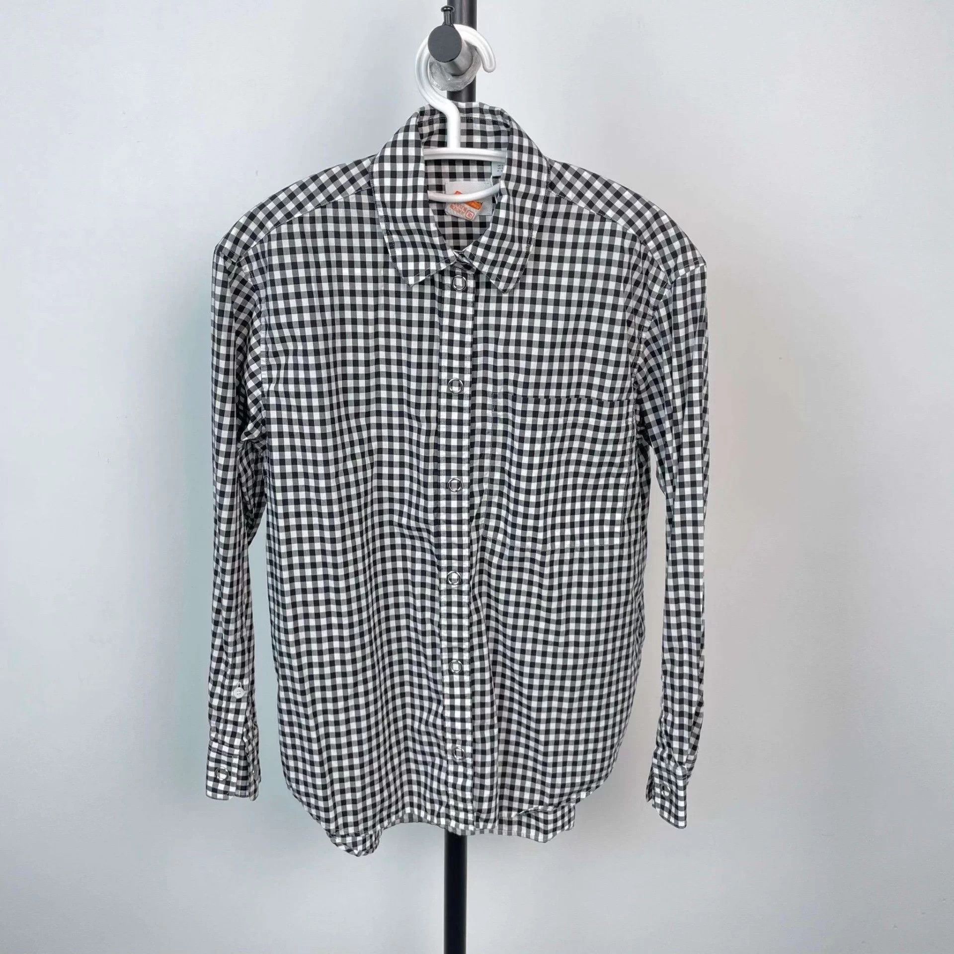 Burberry cotton black check jacket